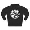 Downshift Bubble Water Logo Three-Panel Fleece Hoodie