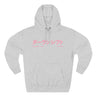 Hyper Pink Japanese Downshift Three Panel Hoodie
