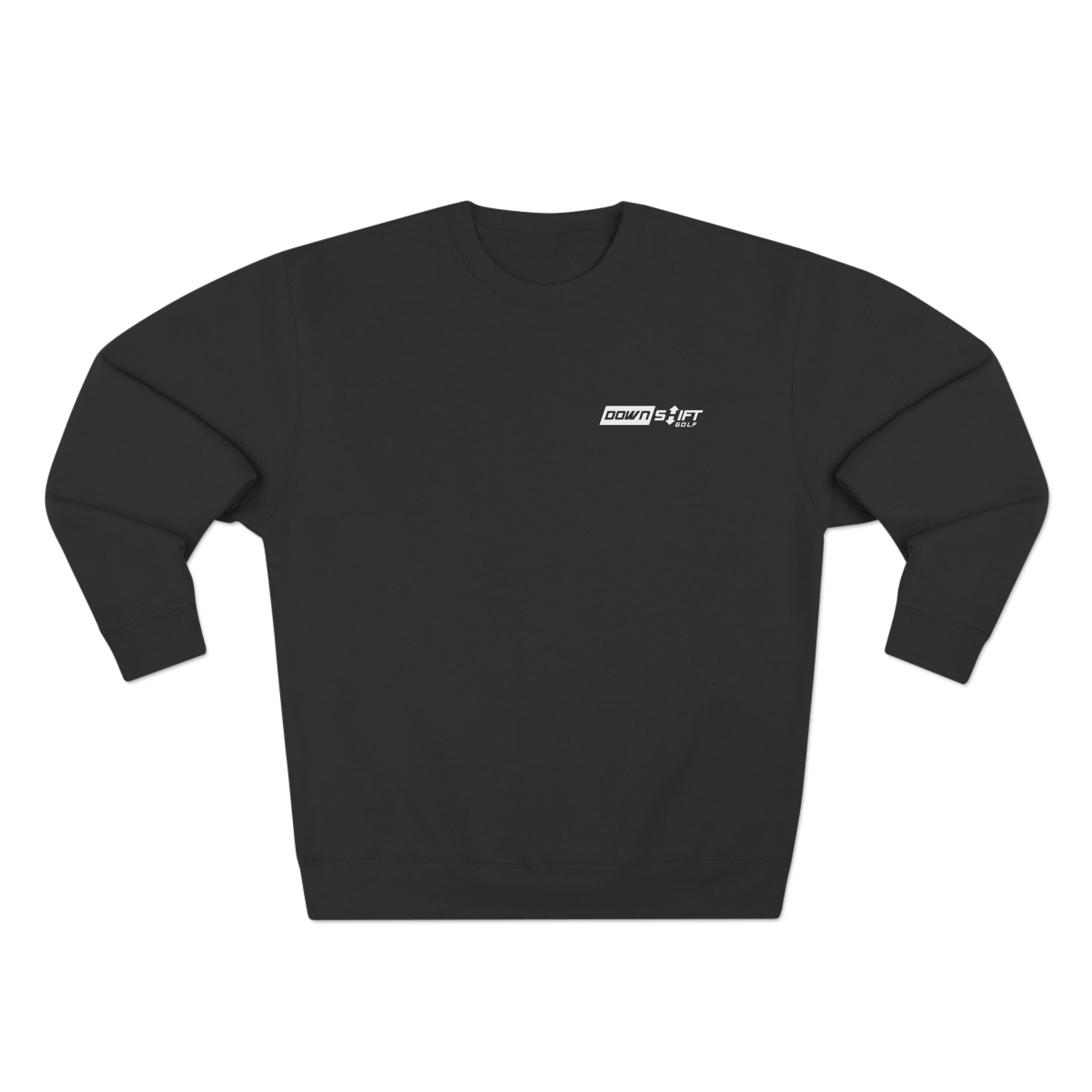 Pure White Downshift Logo Crewneck Sweatshirt